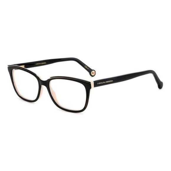 New Authentic  CAROLINA HERRERA Black Square Her 0170 KDX Glasses Women - Picture 1 of 3
